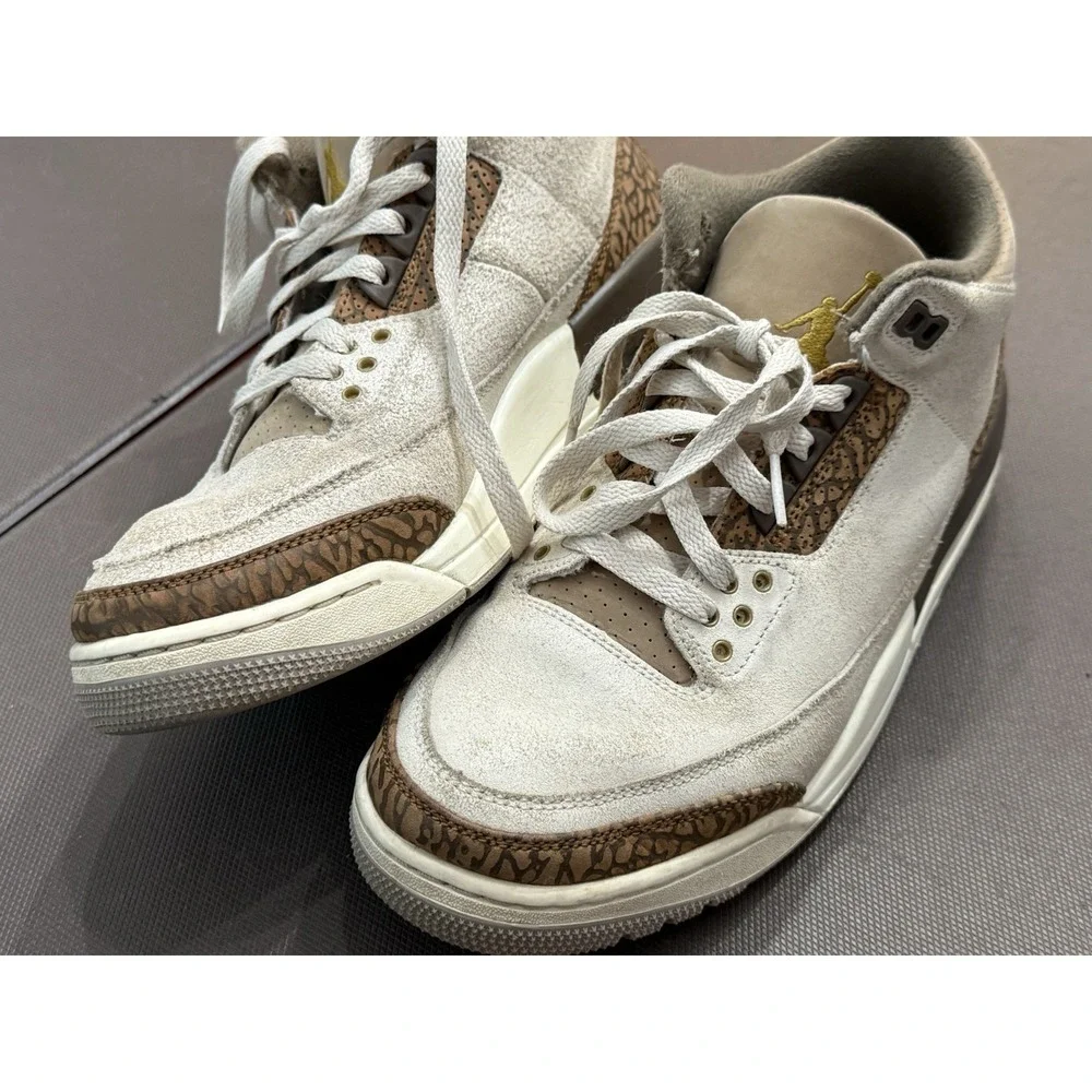 Air Jordan 3 Retro Palomino Cream Men's Size 9.5 (CT8532-102) Minor Wear